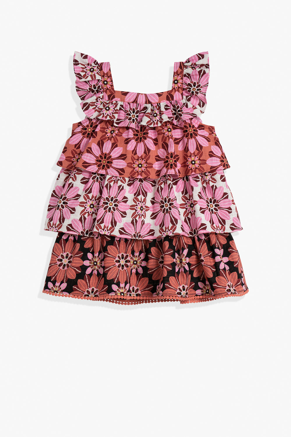 Flower Spliced Dress