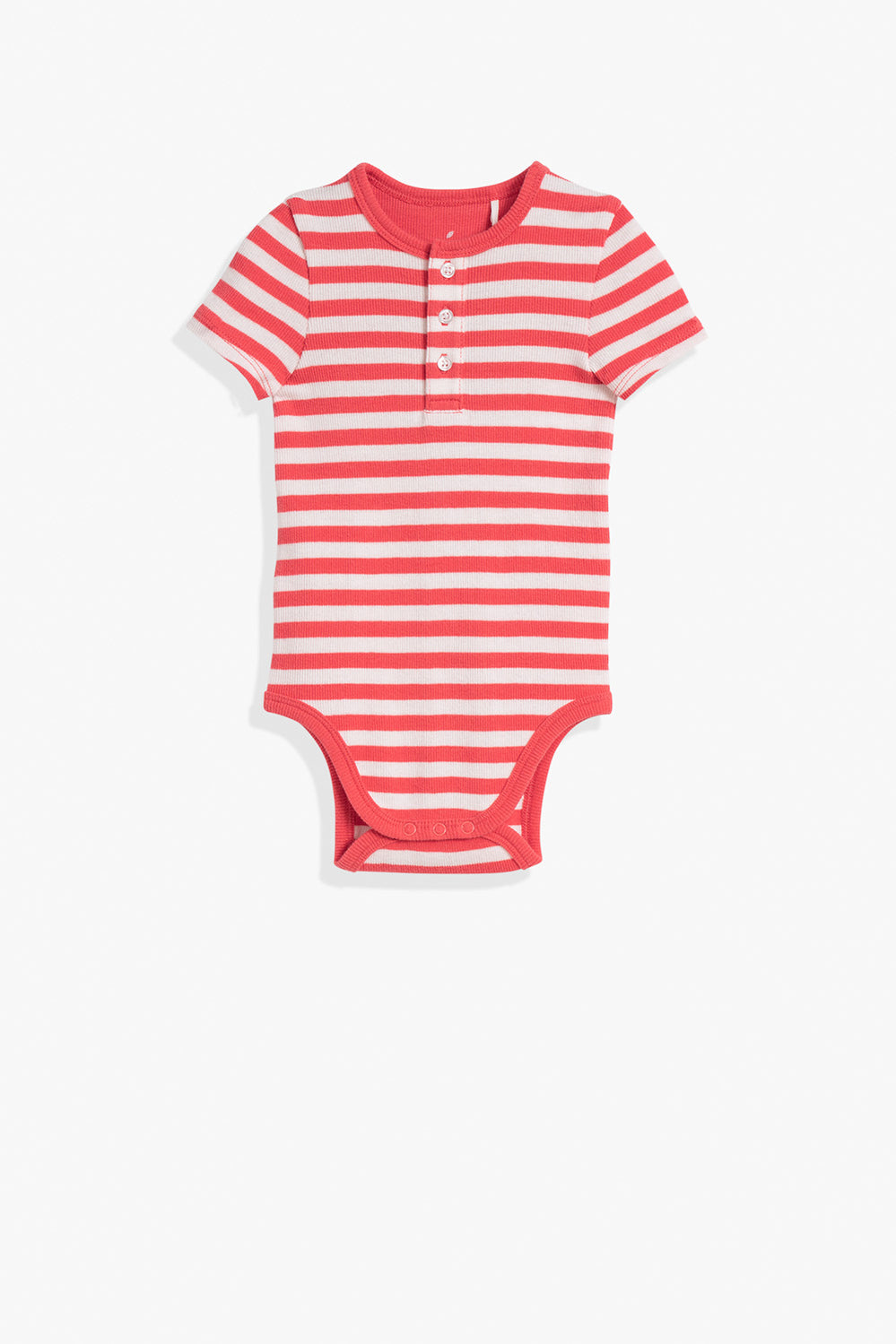 Cotton Stripe Rib Bodysuit