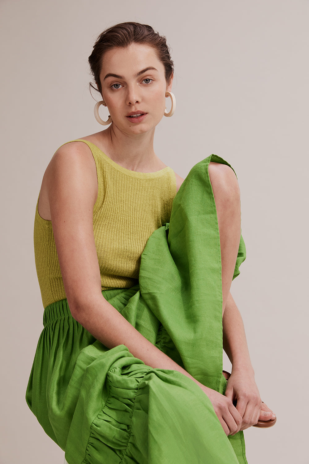Linen Knit Tank