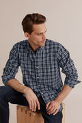 Regular Fit Plaid Check Shirt