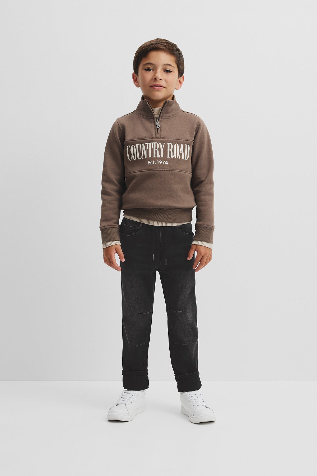 Australian Cotton Heritage Half Zip Sweat