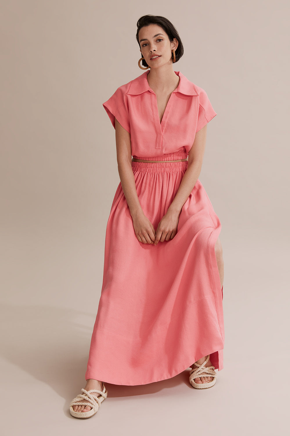 Pull On Maxi Skirt