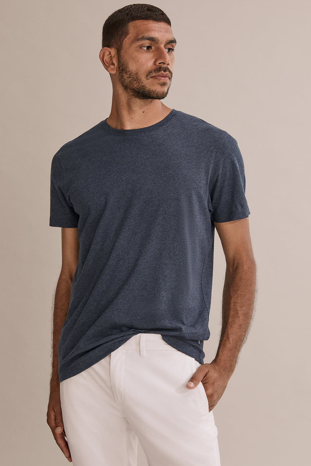 Cotton Linen Marle T-Shirt