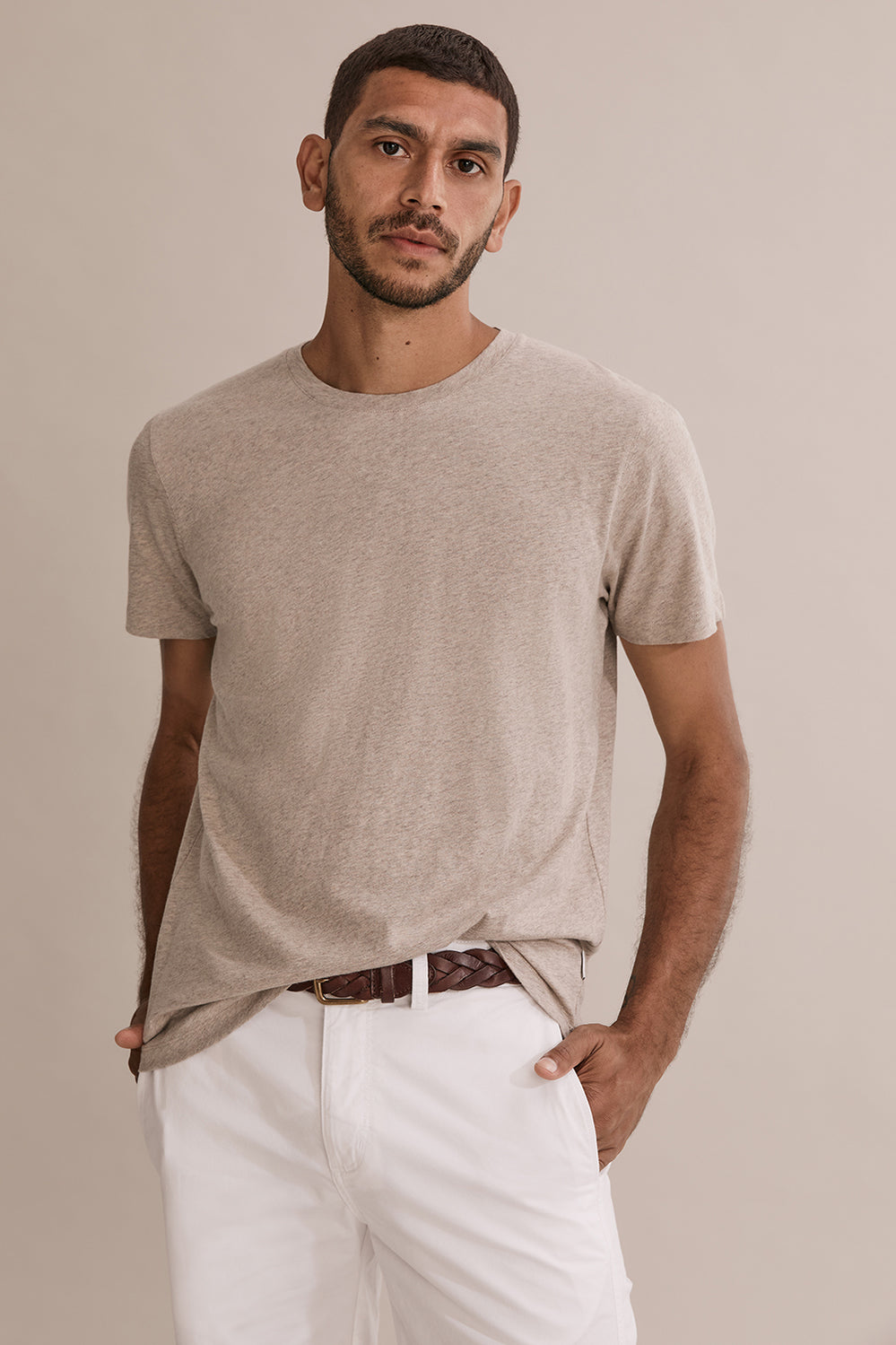 Cotton Linen Marle T-Shirt