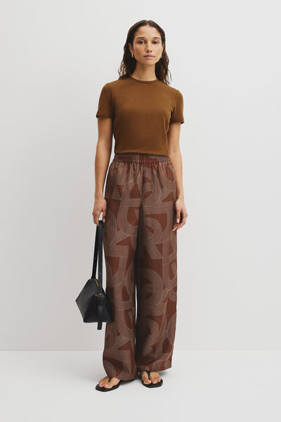 Australian Cotton Blend Fitted T-Shirt