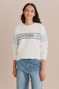 Teen Cotton Heritage Splice Sweat