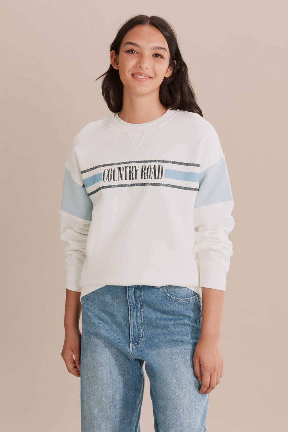 Teen Cotton Heritage Splice Sweat
