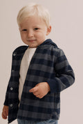 Check Hooded Shirt