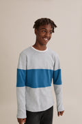 Teen Cotton Block Stripe T-Shirt