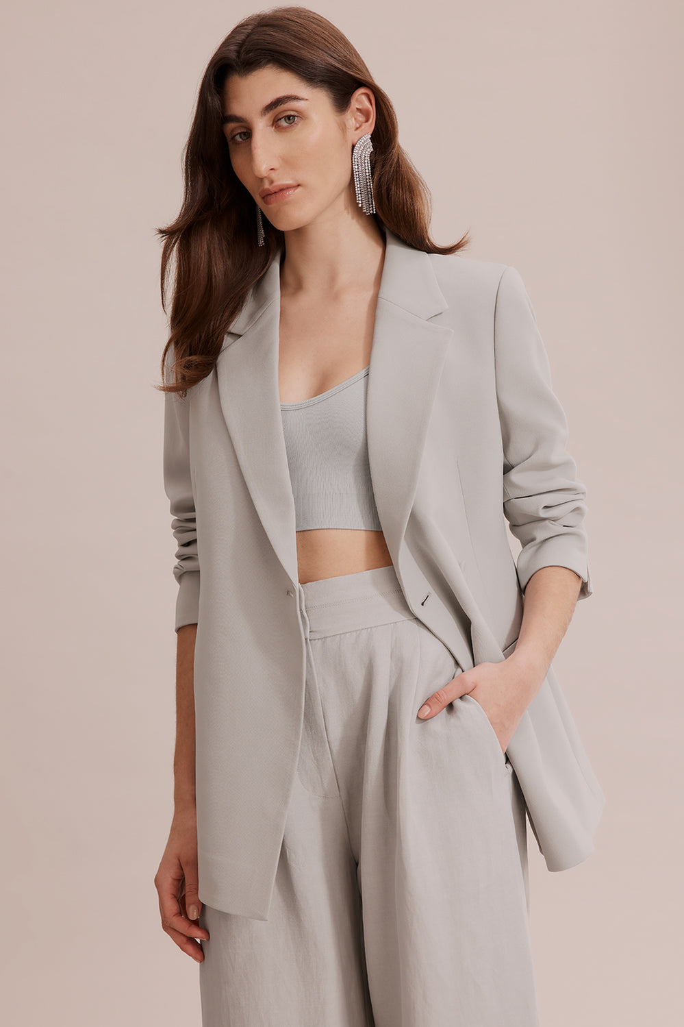Longline Slim Blazer