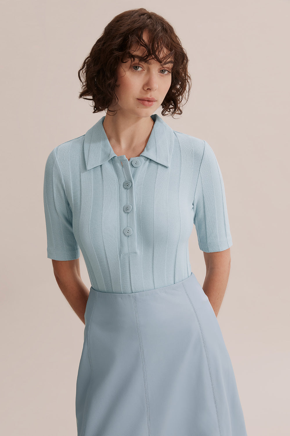 Cotton Modal Rib Polo
