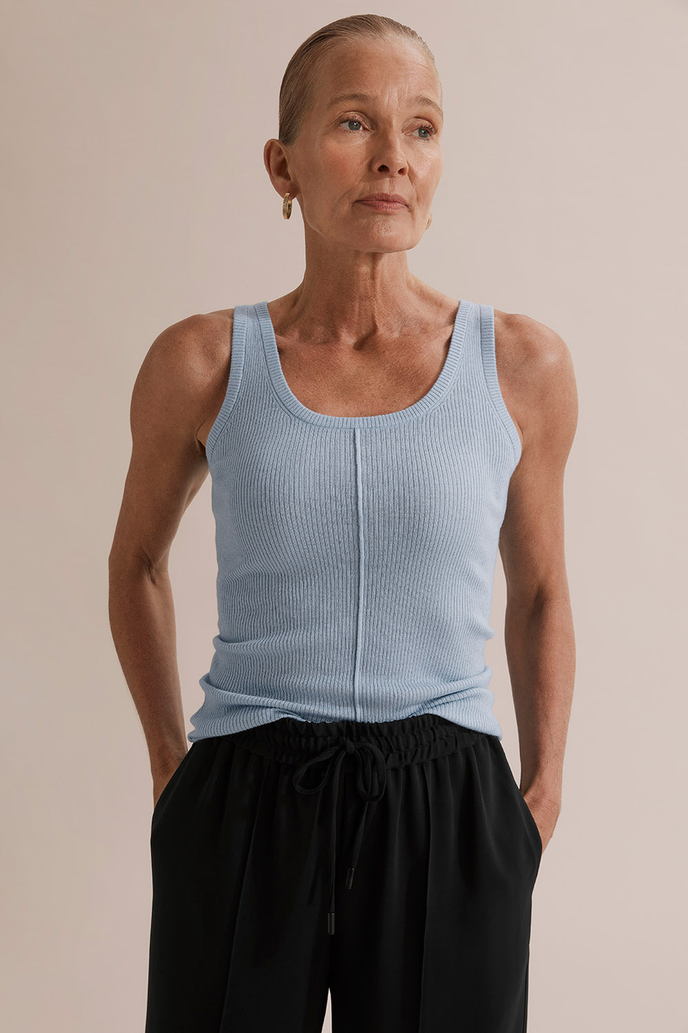 Merino Wool Silk Tank