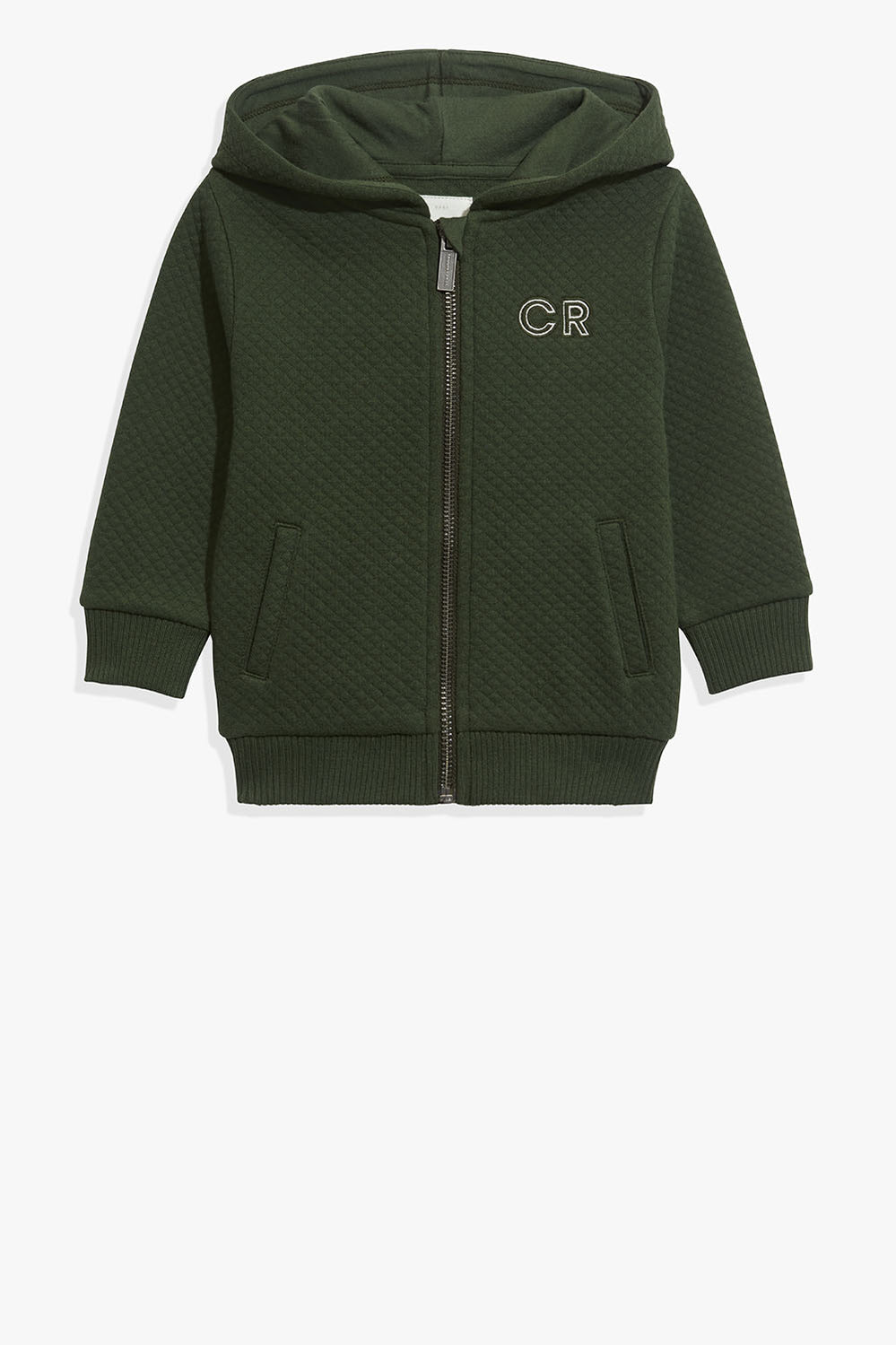 Unisex Cotton Quilted Hooded Sweat