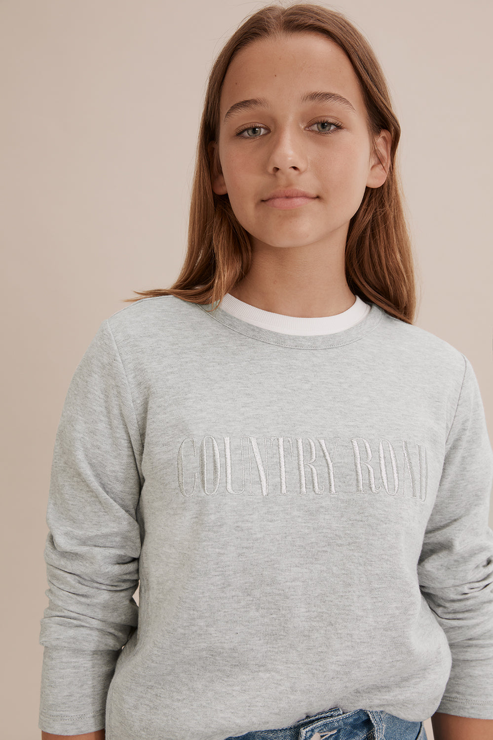 Teen Cotton Double Faced Heritage T-Shirt