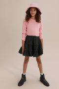 Tiered Cord Skirt