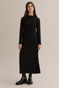 Self Stripe Rib Dress