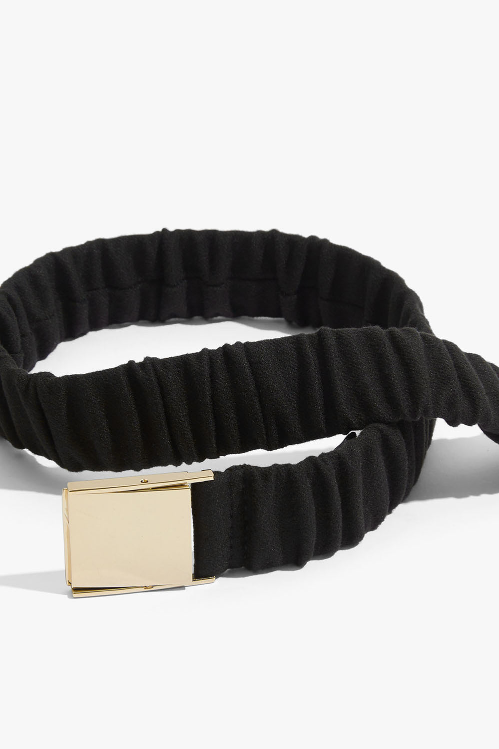 Square Buckle Stretch Belt