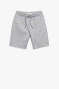 Cotton Logo Sweat Short