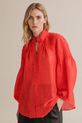 Pintuck Detail Blouse