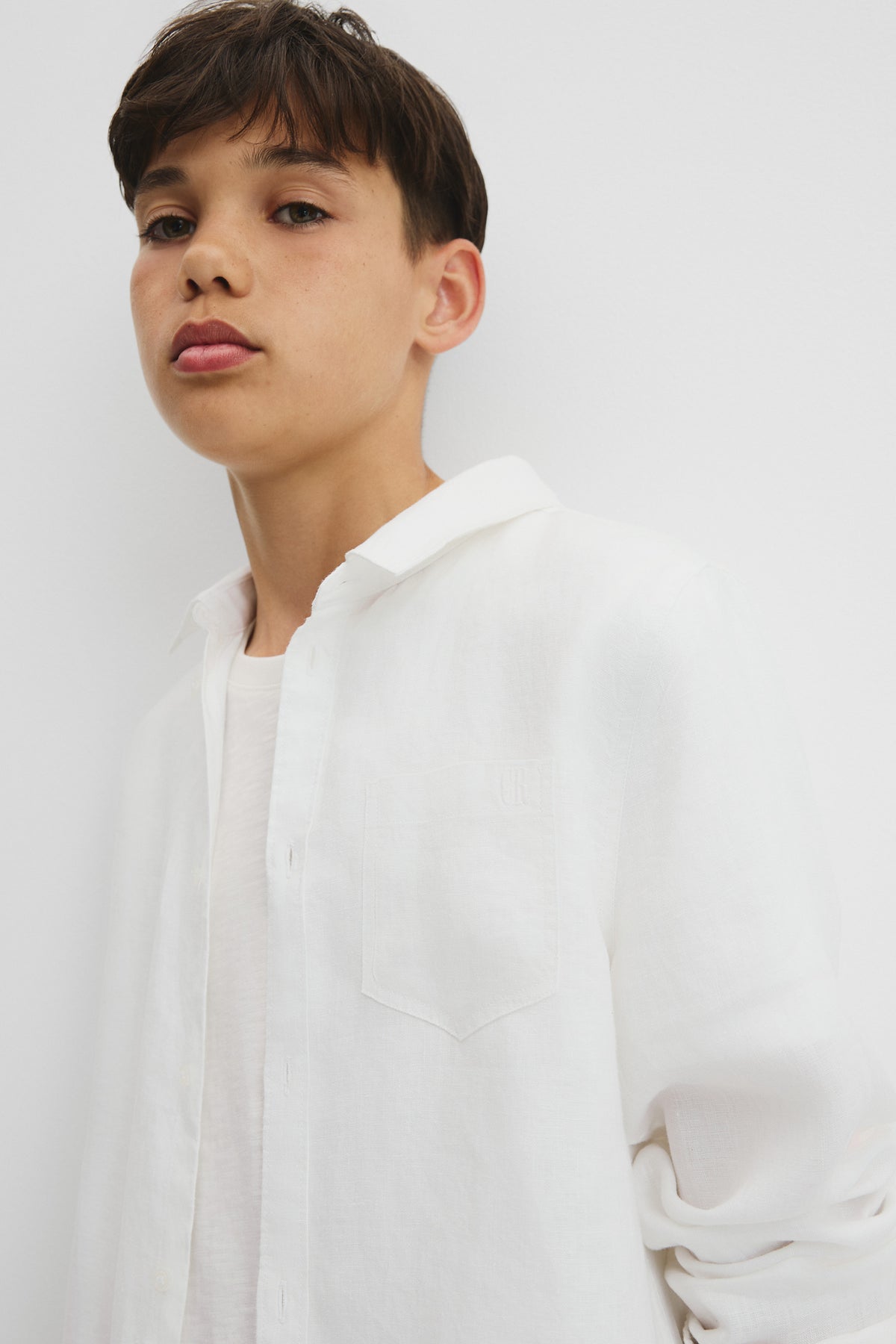 Teen Organically Grown Linen Shirt