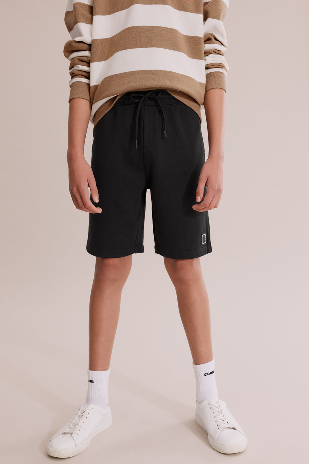 Teen Cotton Patch Sweat Short