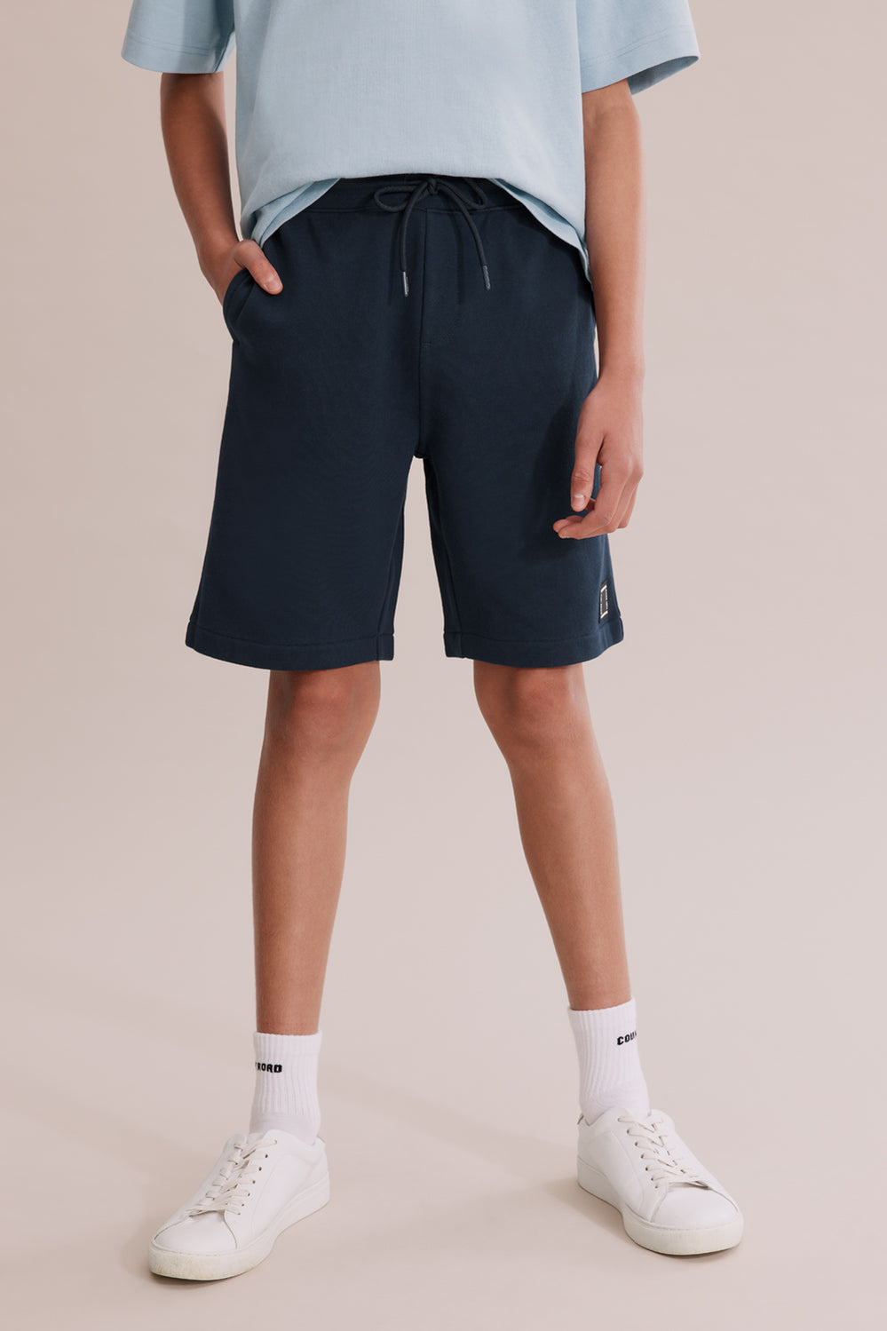 Teen Cotton Patch Sweat Short