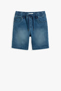 Dobby Denim Short