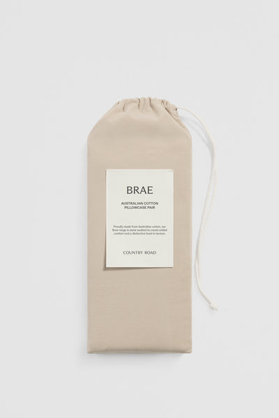 Brae Australian Cotton Pillowcase Pair