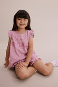 Cotton Logo Multi Leopard Pyjama Set