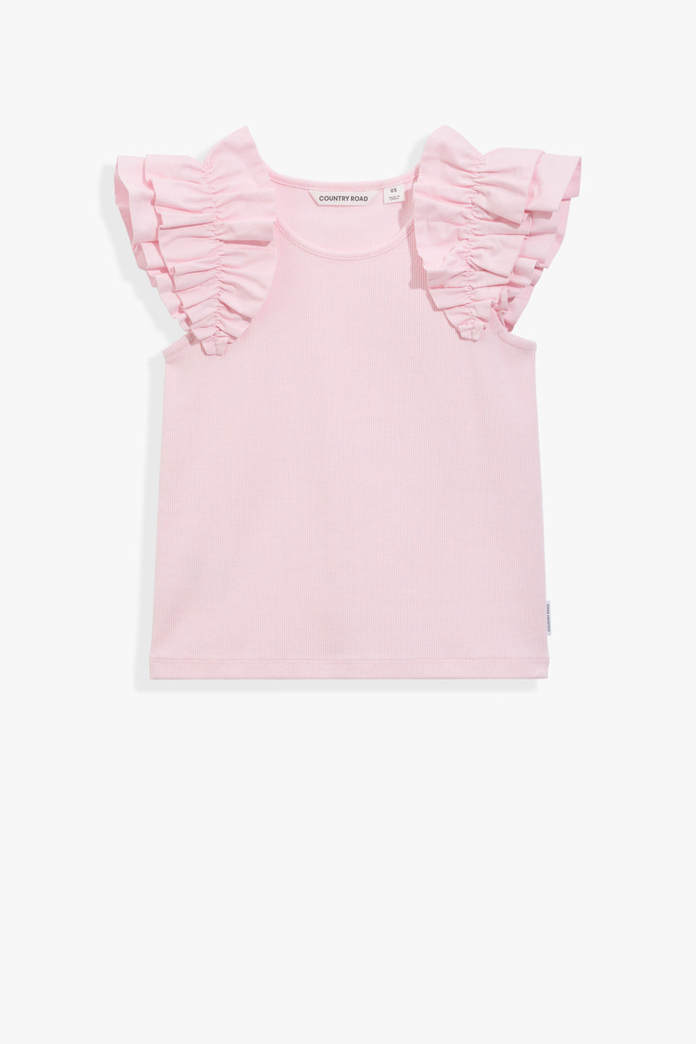Cotton Shoulder Detail T-Shirt