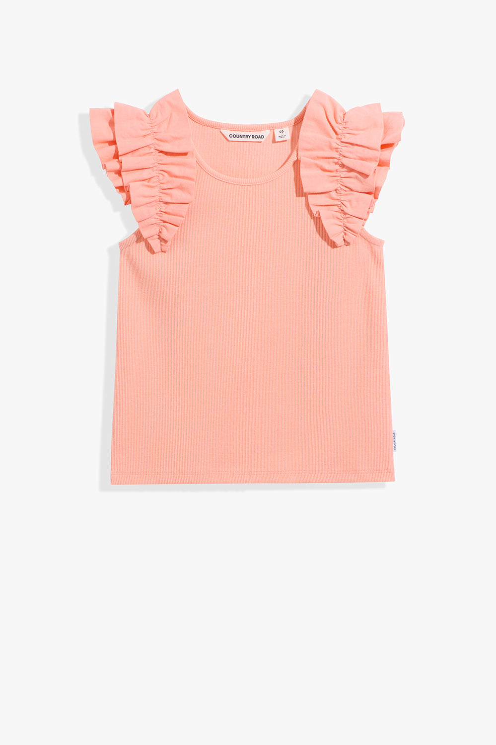 Cotton Shoulder Detail T-Shirt