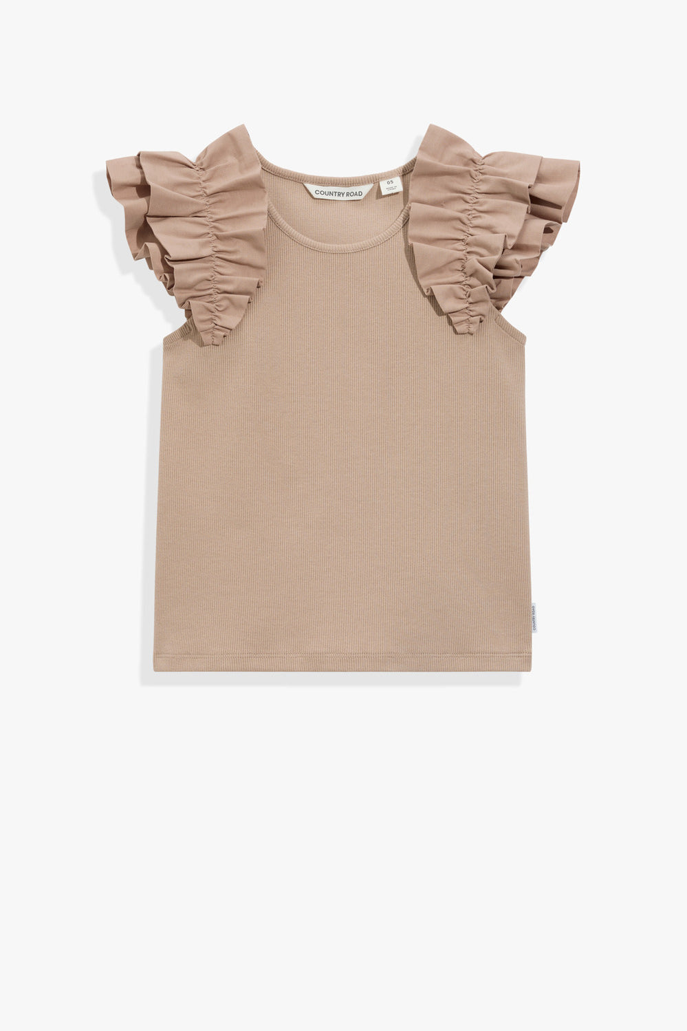 Cotton Shoulder Detail T-Shirt