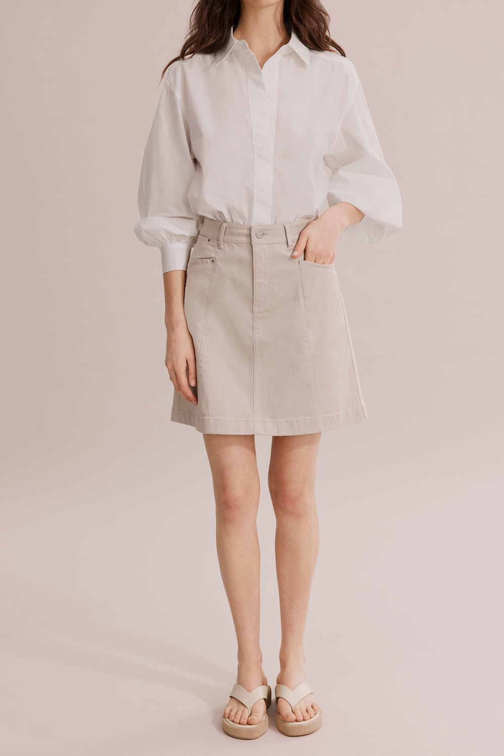 Sateen Skirt