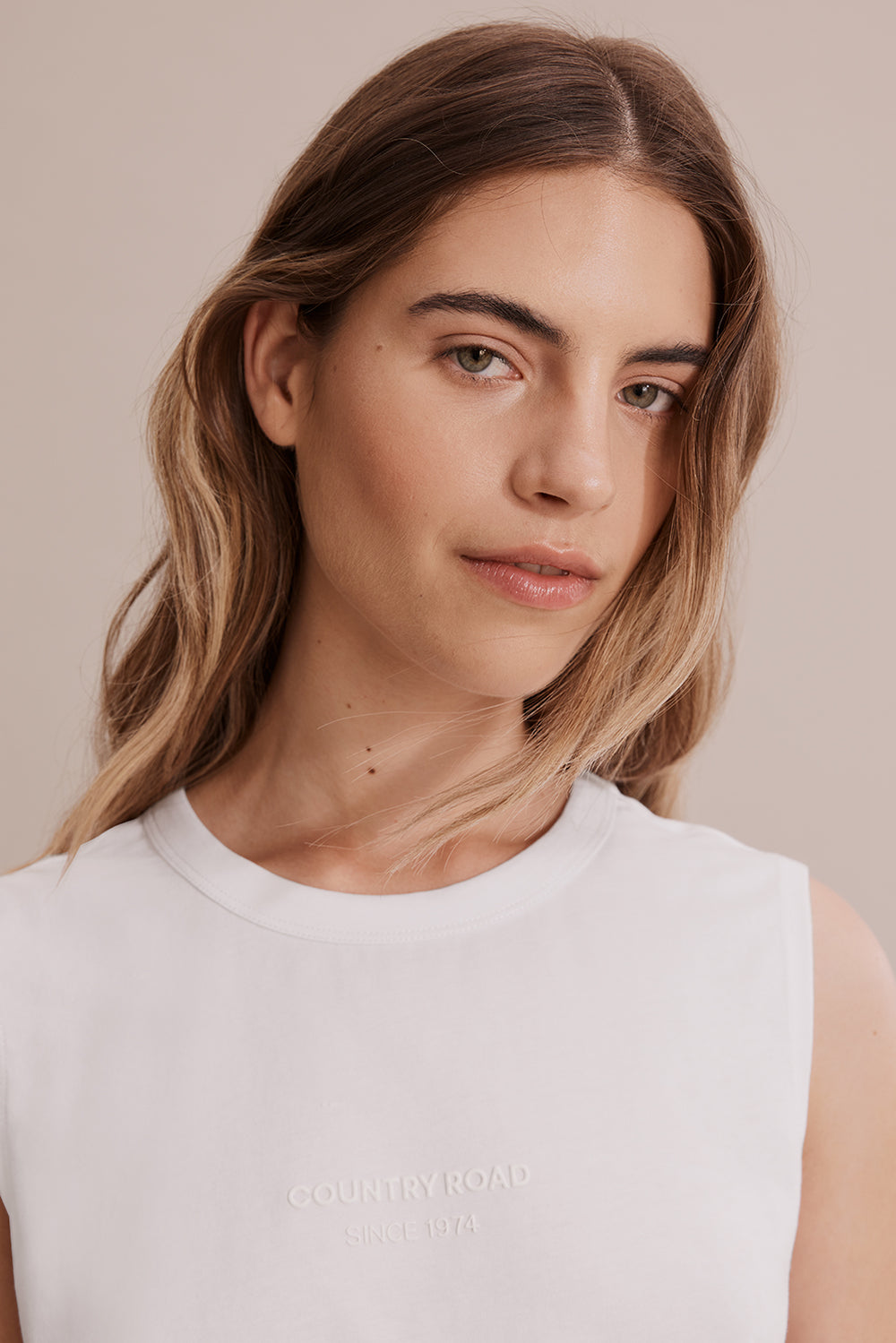 Cotton Modern Embossed Tank