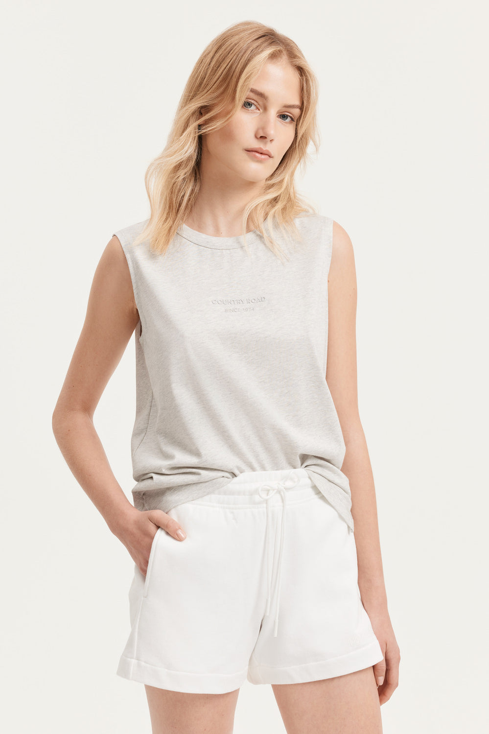 Cotton Modern Embossed Tank