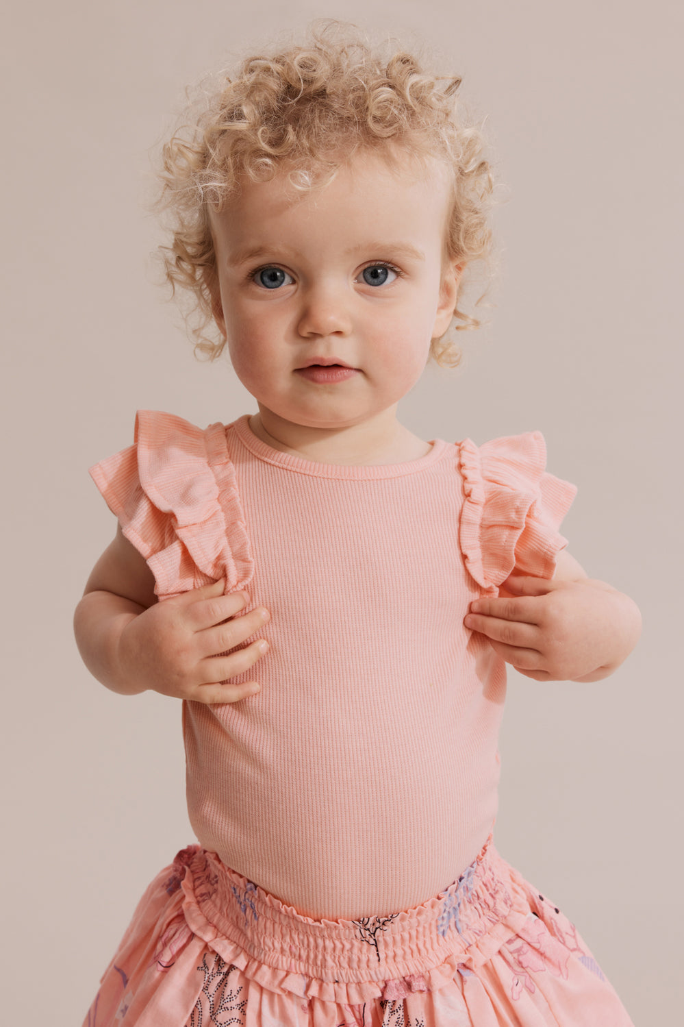 Polyester Frill T-Shirt
