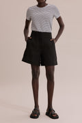Linen Wide Leg Short