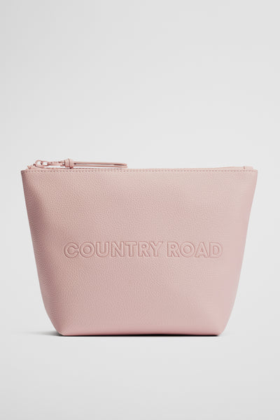 Branded Detail Tri Cosmetic Bag