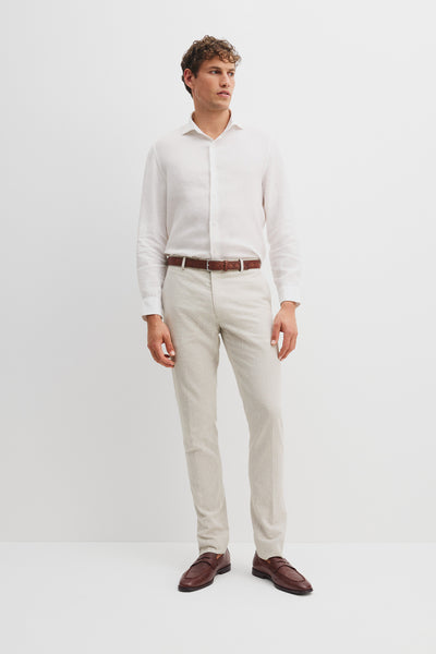 Tailored Fit Organically Grown Linen Shirt