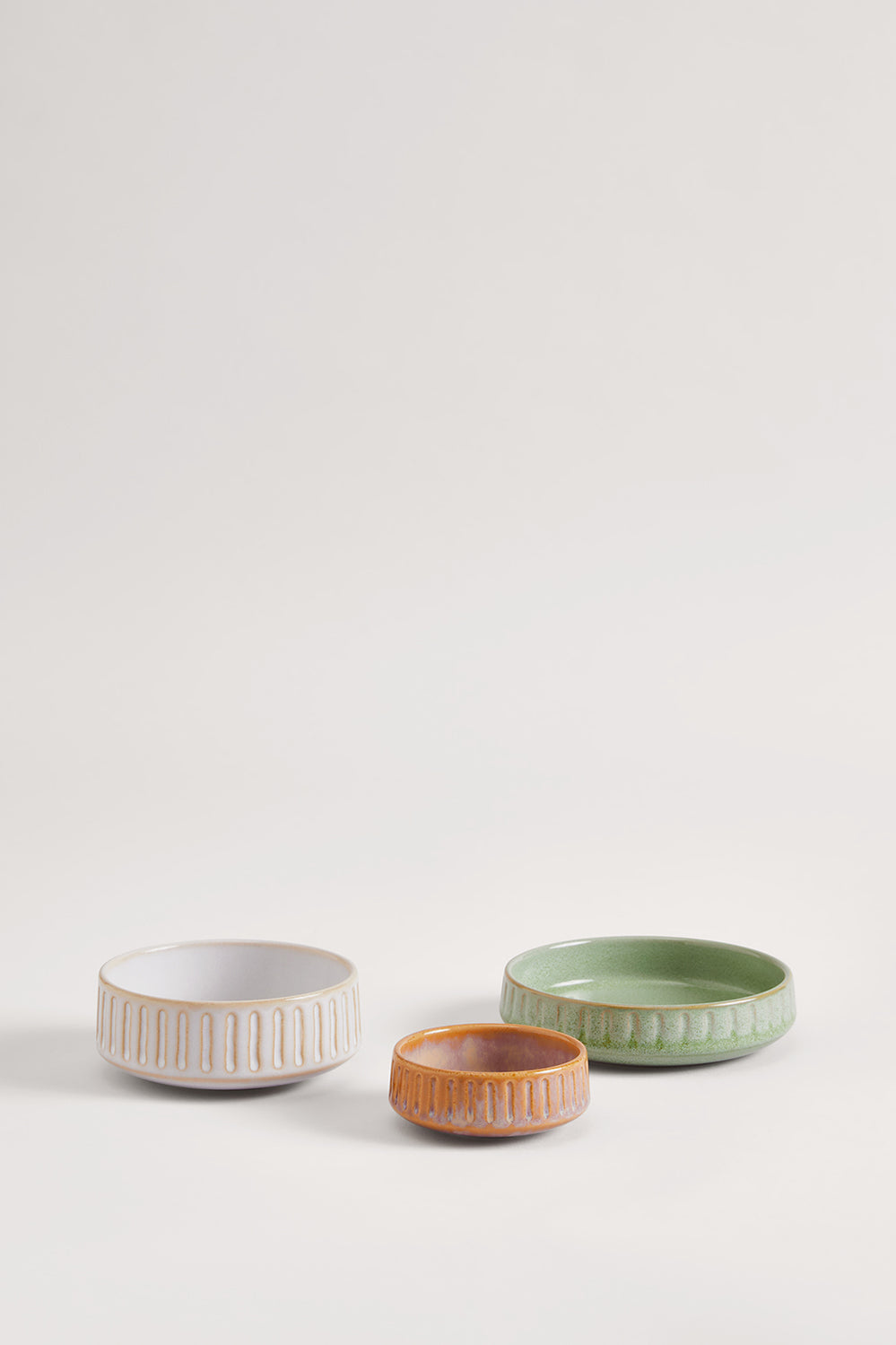Eliza Stoneware Dip Bowl Set Of 3