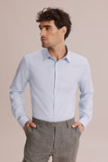 Slim Fit Stripe Travel Shirt