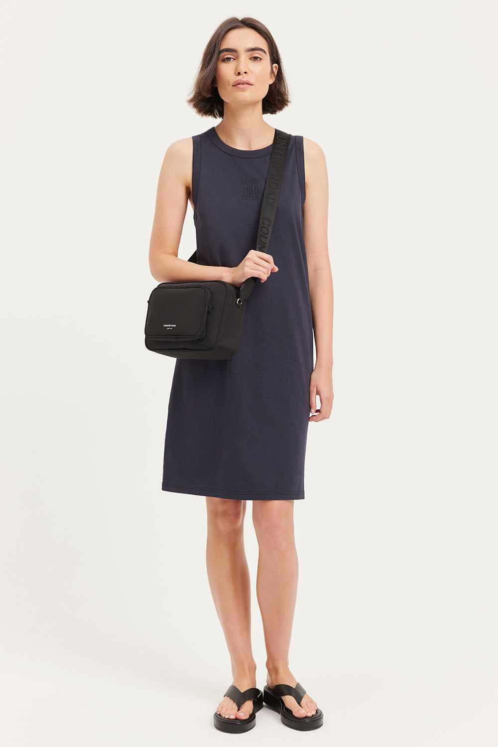 Cotton Cr Logo Tank Dress
