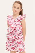 Floral Wrap Jumpsuit