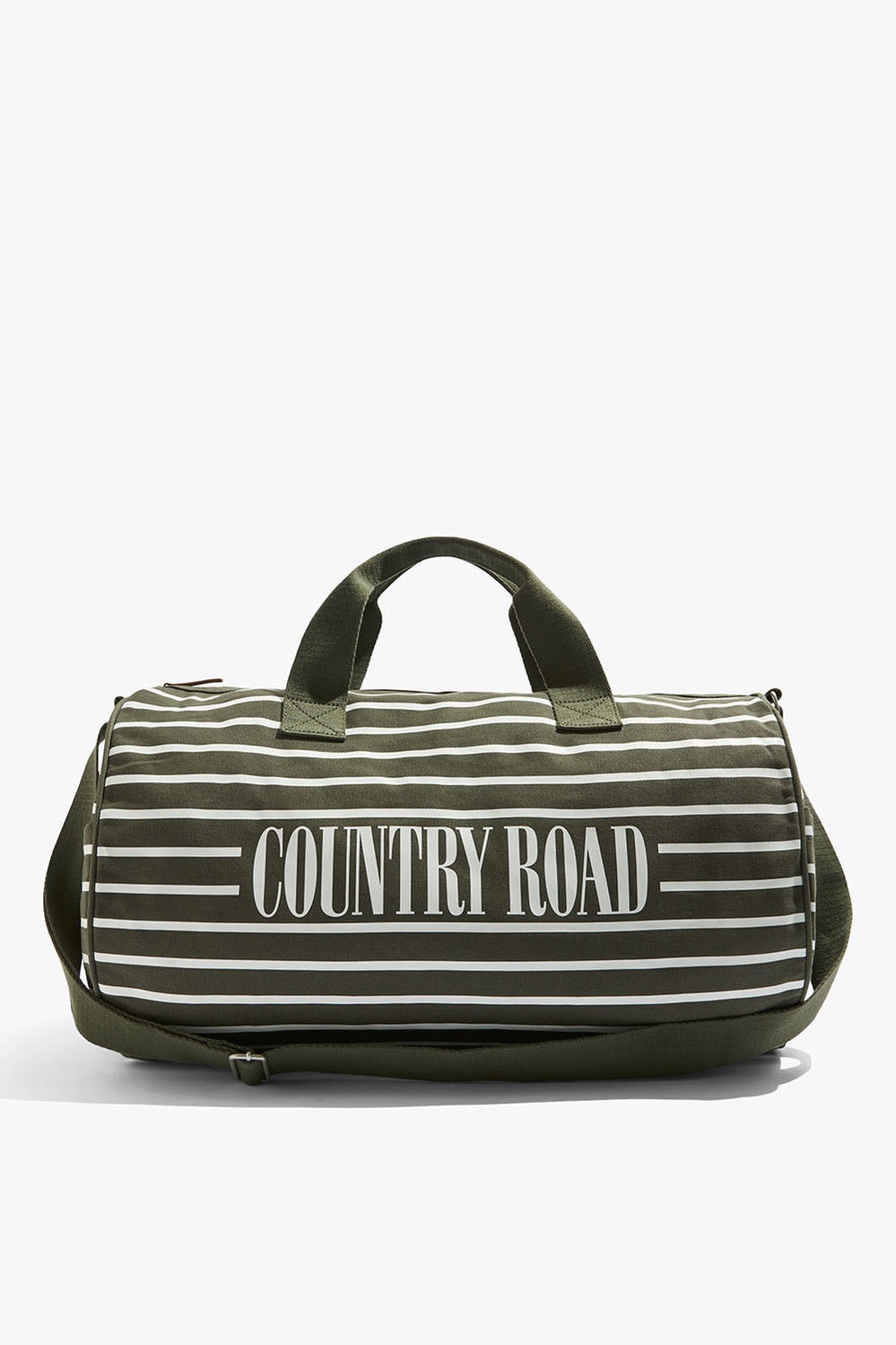 Cotton Stripe Duffle Bag