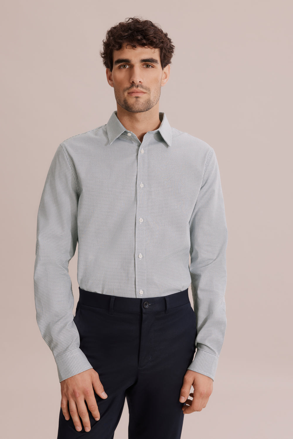 Slim Fit Oxford Gingham Shirt