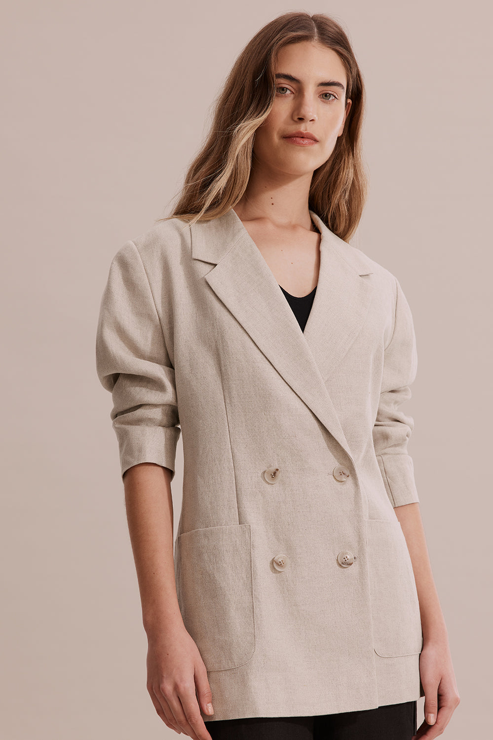 Linen Relaxed Blazer