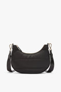 Polyester Soft Half Moon Crossbody Bag