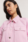Cotton Blend Pocket Detail Shacket