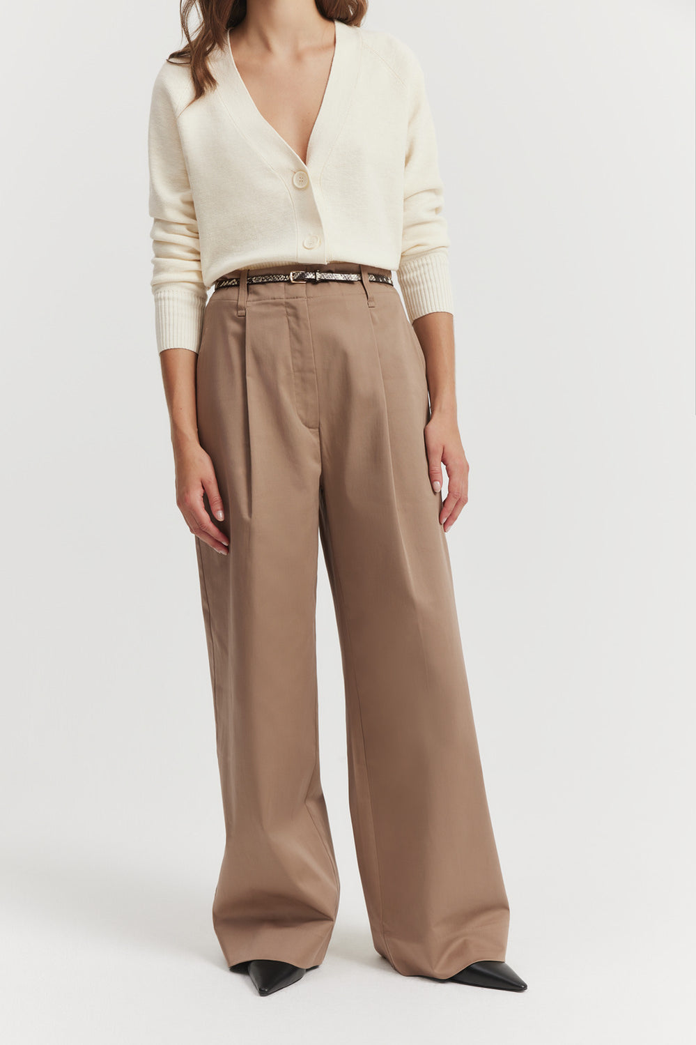 Cotton Wide Leg Pant