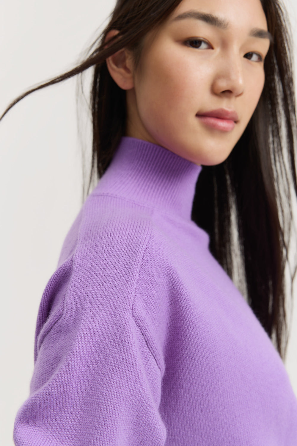 Cashmere Funnel Knit